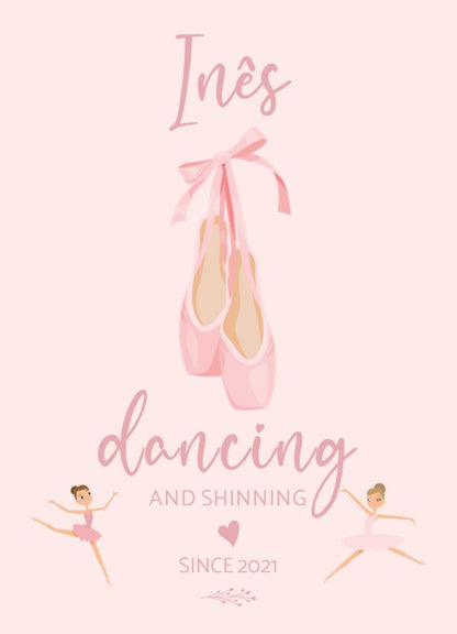 Ballerina Poster - Personalized