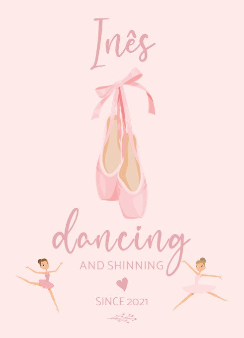 Poster Bailarina - Personalizado