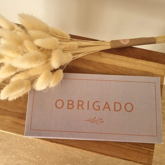 Chocolate "Obrigado" - Grey & Brown