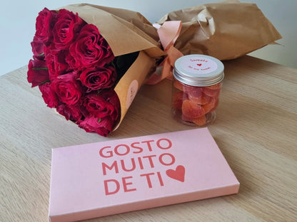 Chocolate "Gosto muito de ti"