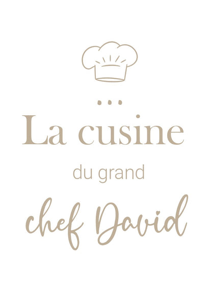 Chef Poster - Personalized