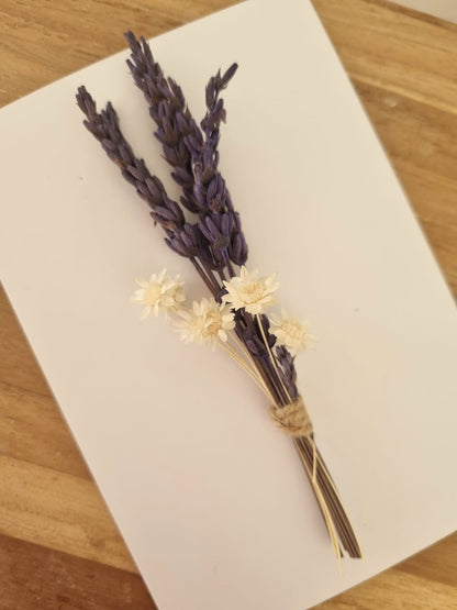 Preserved flowers postcard - Lavender Classic