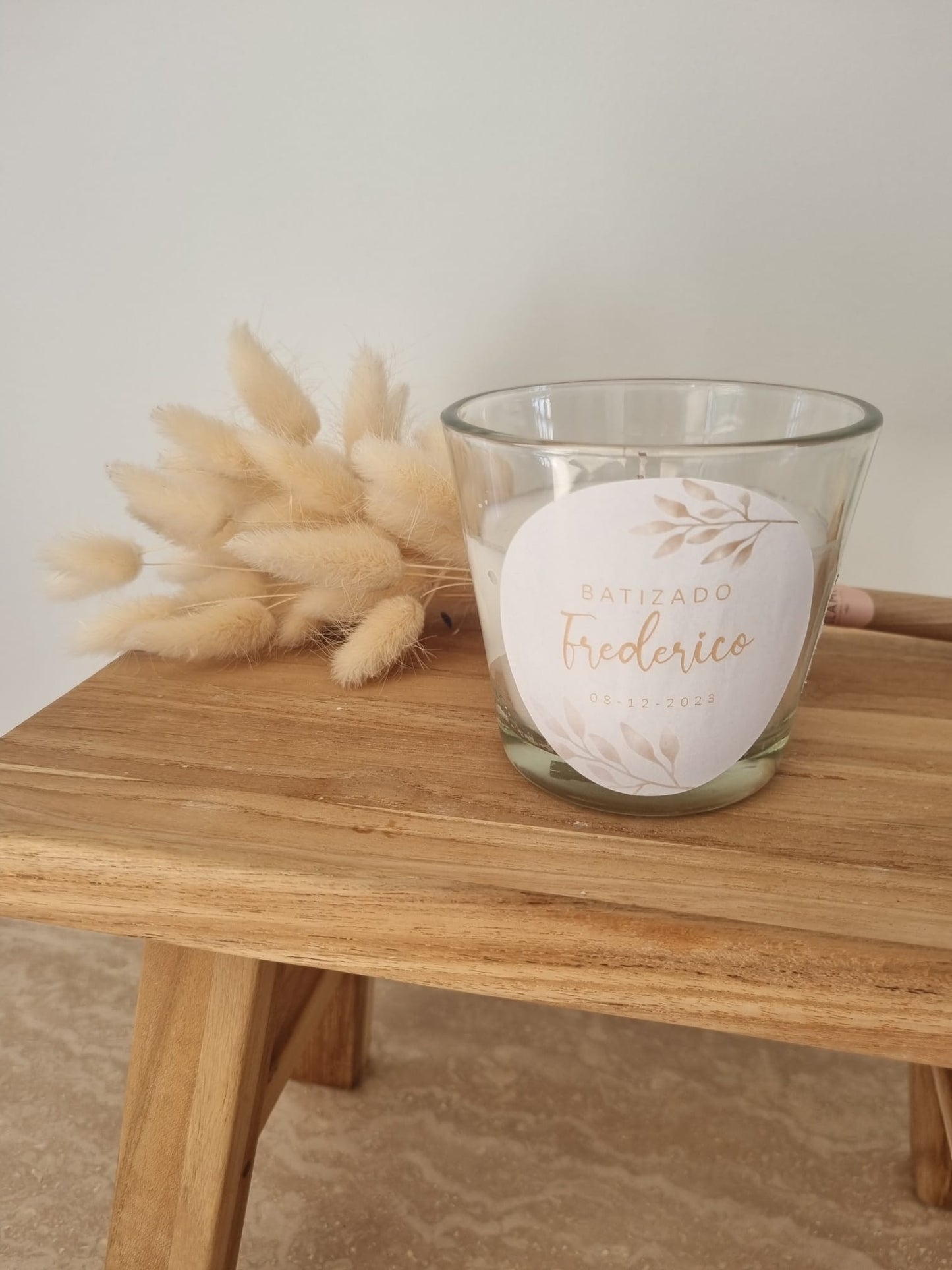 Pack of 8 Personalized Candles