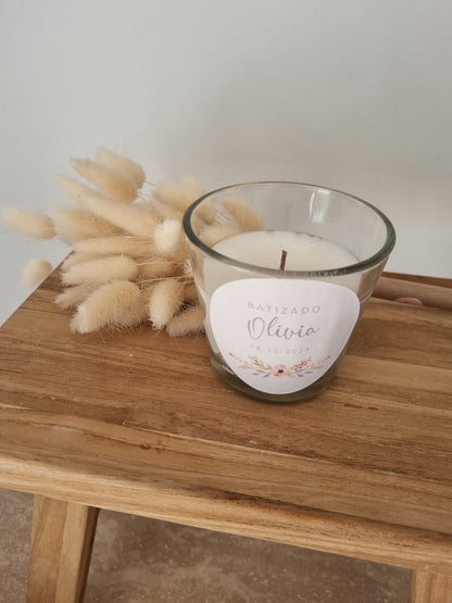 Pack of 8 Personalized Candles