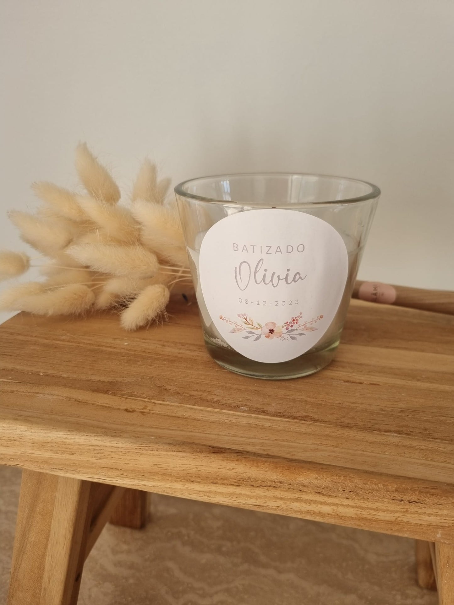 Pack of 8 Personalized Candles