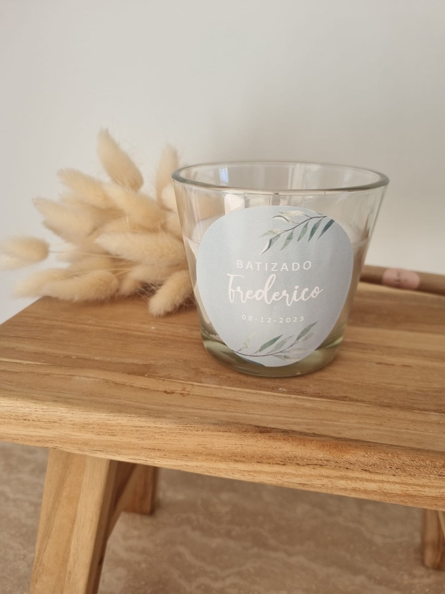 Pack of 8 Personalized Candles