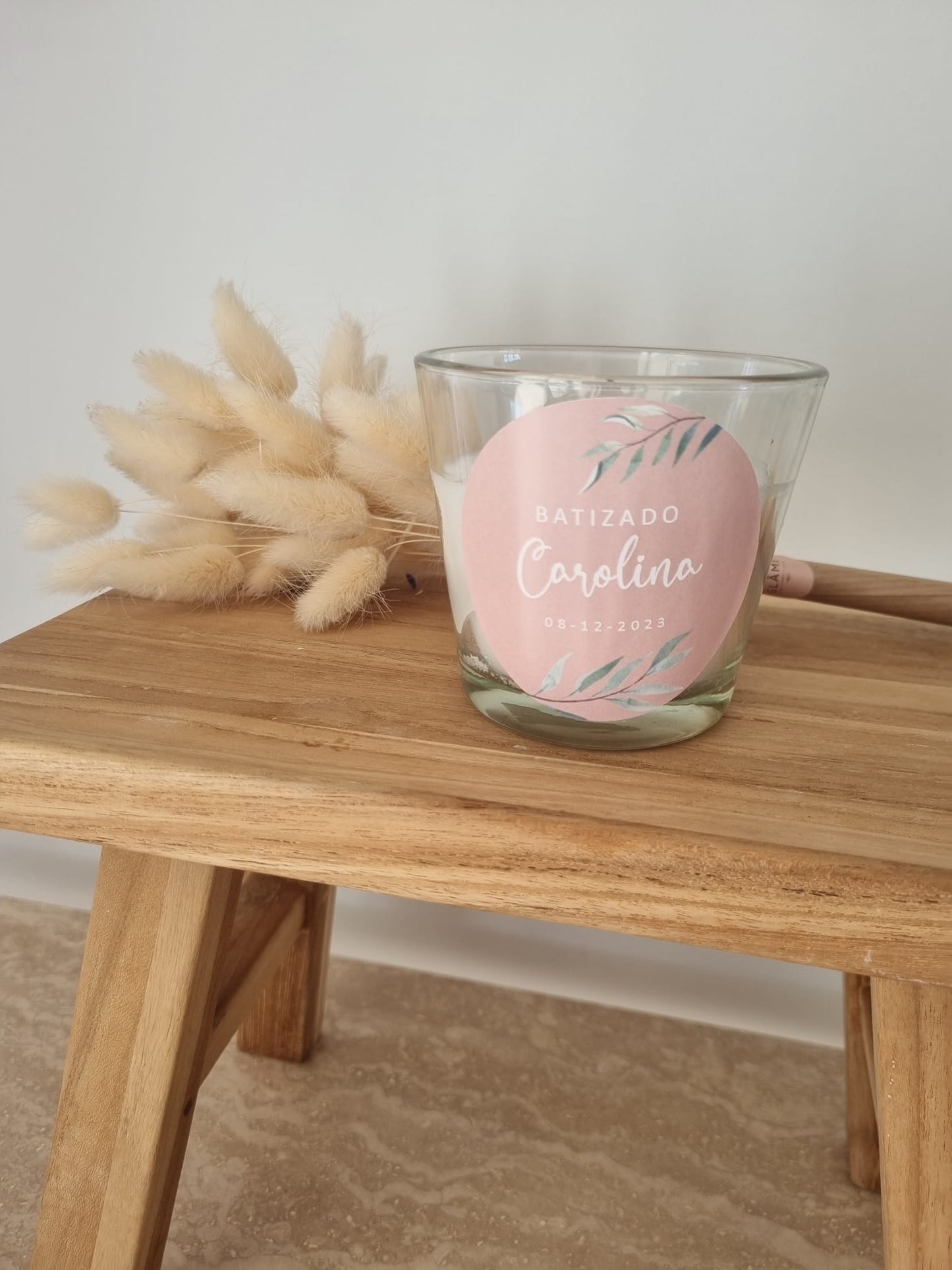 Pack of 8 Personalized Candles