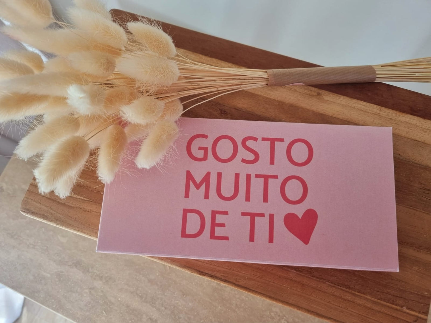 Chocolate "Gosto muito de ti"