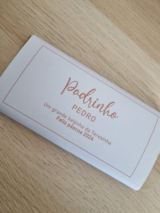 Cópia de Chocolate personalizado - Padrinho