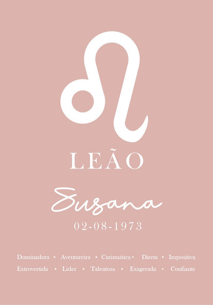 Poster Signo - Personalizado