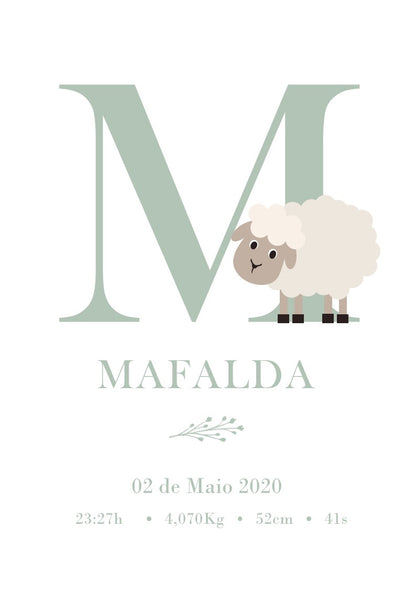 Sheep Poster - Personalized