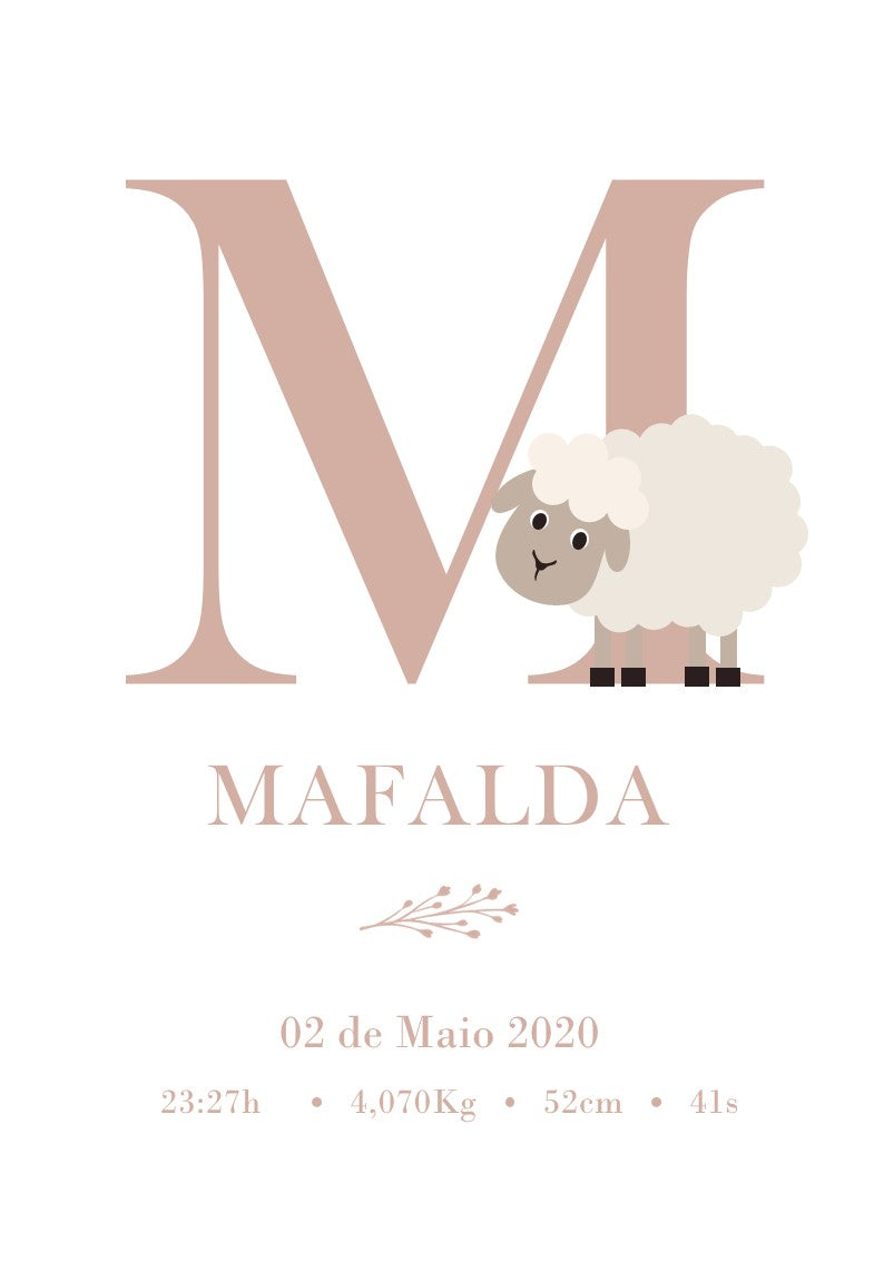 Sheep Poster - Personalized