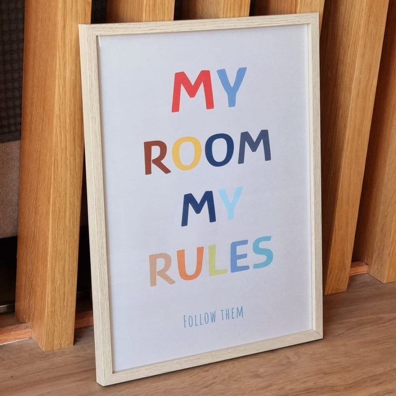 My Room My Rules Poster