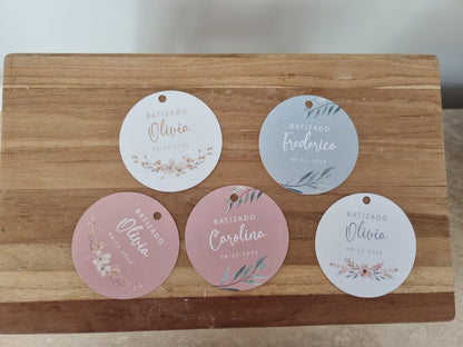 Pack of 8 Personalized Candles